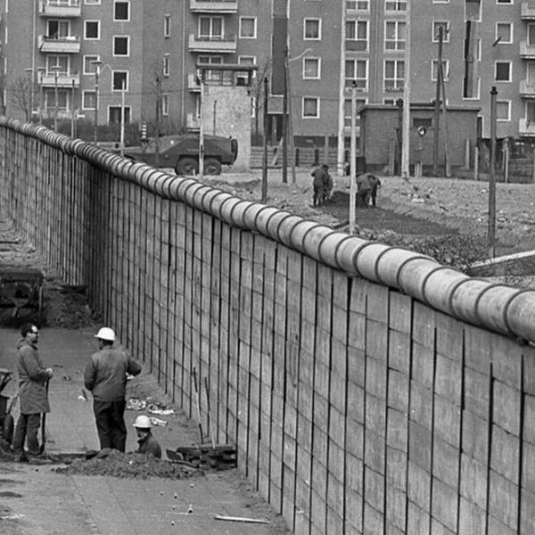 Foto del muro de Berlin
